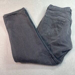 Levi's 501 Jeans Mens 36x32 Gray Bleach splattered Straight Leg Button Original